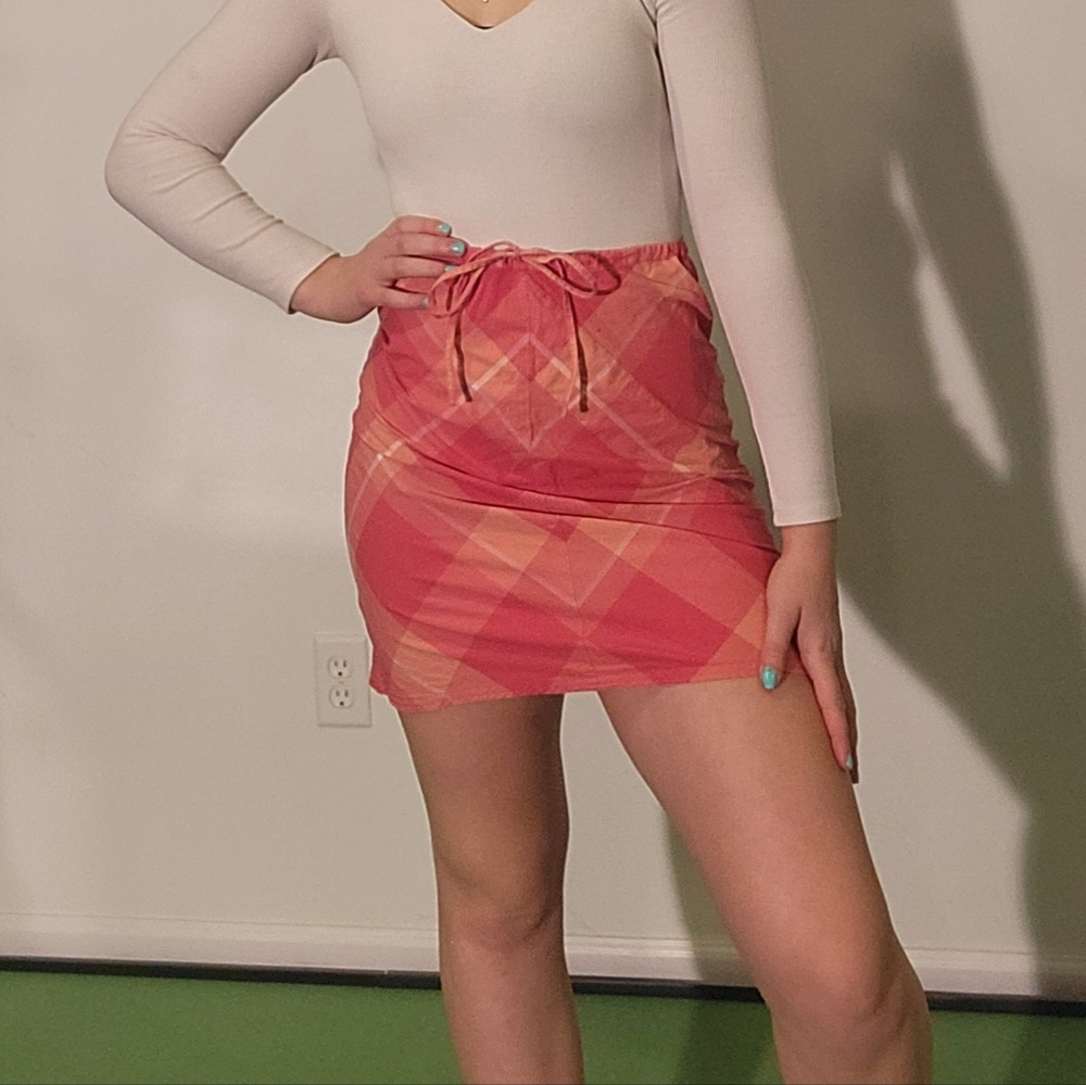 Vintage plaid skirt